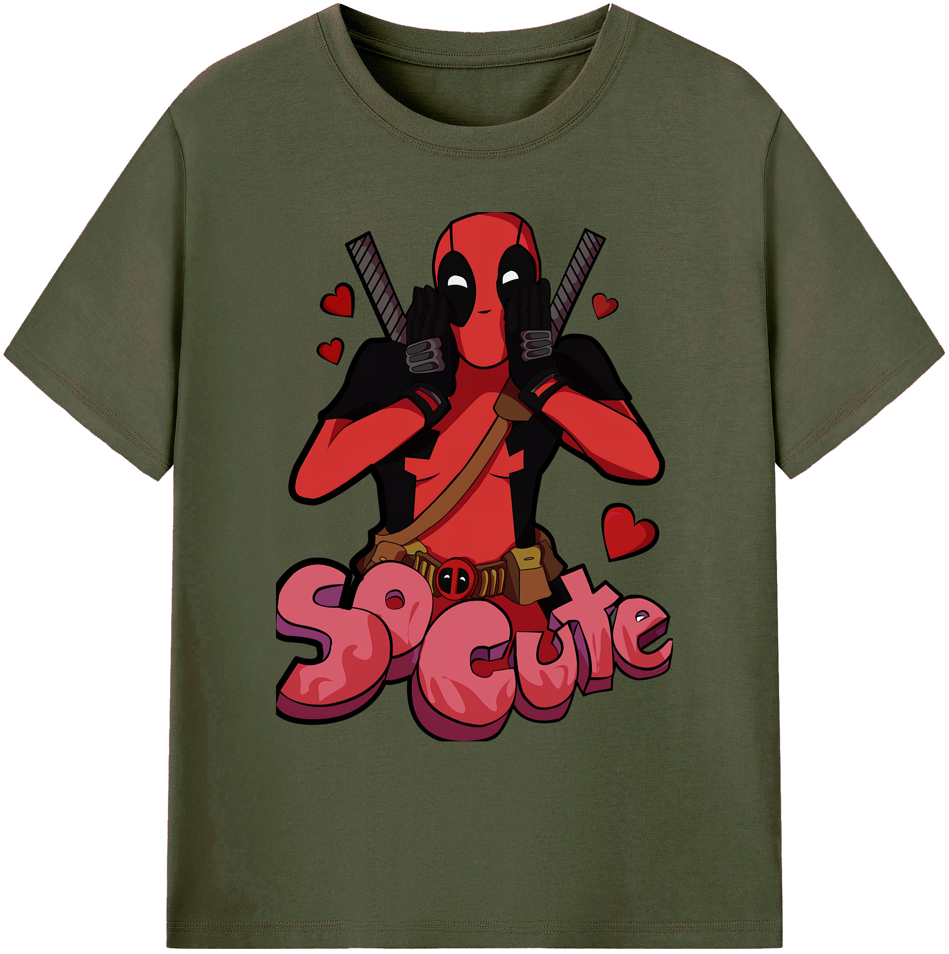 （画像用） Deadpool デッドプール 綿100％ メンズ半袖Tシャツ｜肌触りやわらか＆通気性
